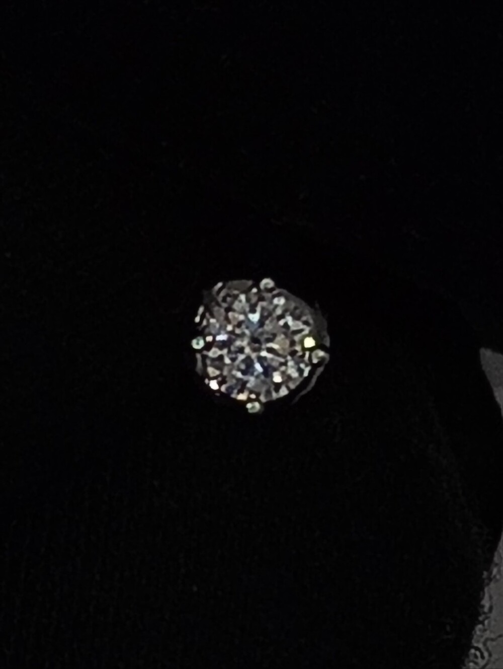 4MM 925S Silver PLATED IN WHITE GOLD Studs silver 25 - Picture 4 of 4